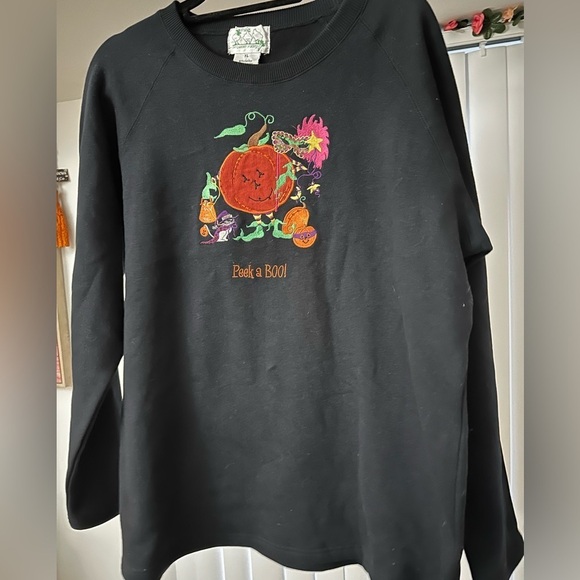 Quacker Factory Sweaters - Quacker Factory Halloween Crewneck